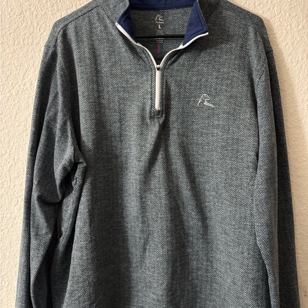Rhoback Green Quarter-Zip